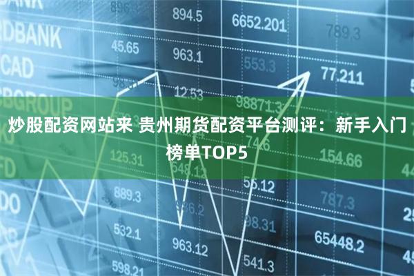 炒股配资网站来 贵州期货配资平台测评:新手入门榜单TOP5